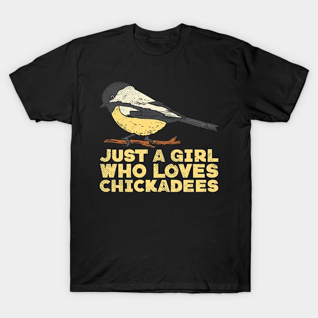 Ornithologists Ornithology Chickadee Birds T-Shirt by Tom´s TeeStore